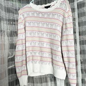 Pastel grandma sweater